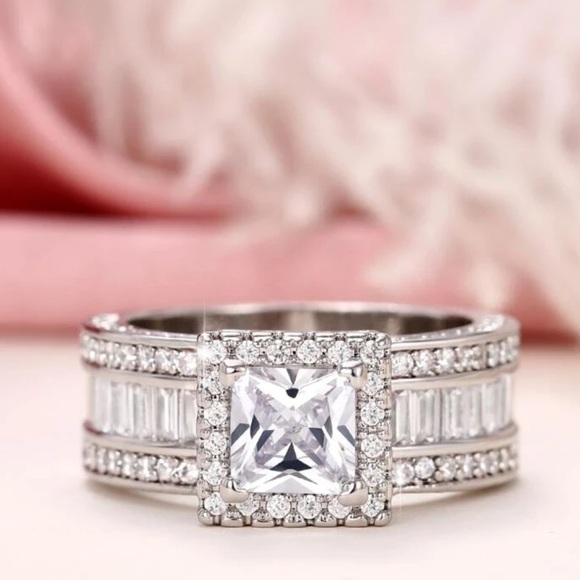 LIVE SHOW  BRIDAL WEDDING RING - Picture 13 of 13